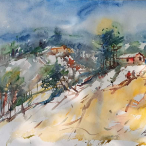 Frosted Hillside